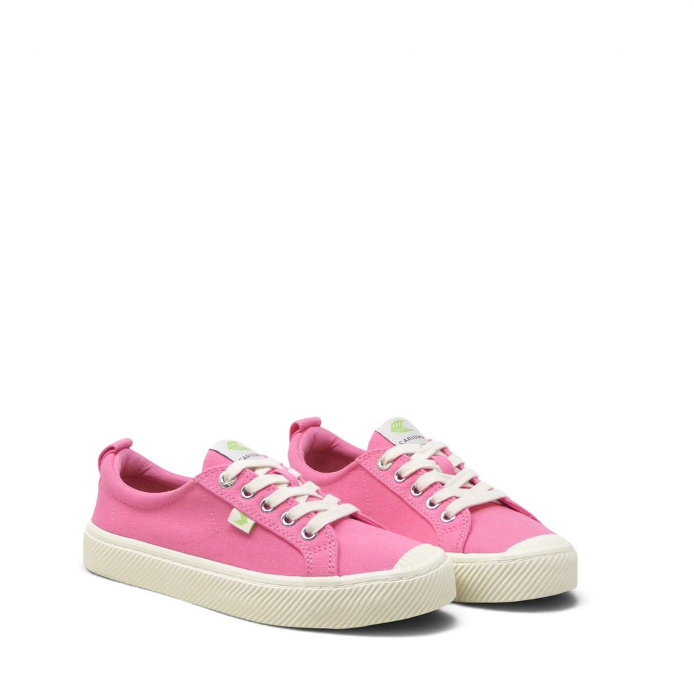 NEW Cariuma Womens Shoes Sneakers Pink Canvas OCA Low Top Size 6.5